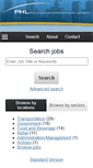 Mobile Screenshot of phljobportal.org